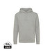 Iqoniq Torres ungefärbter Hoodie aus recycelter Baumwolle, heather grey, M