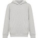 IQONIQ Yengo KidsHoodie mit Seitentaschen aus rec. Baumwolle, light heather grey, 1112