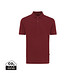 Iqoniq Yosemite Piqué-Poloshirt aus recycelter Baumwolle, burgundy, S
