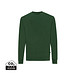 Iqoniq Zion Rundhals-Sweater aus recycelter Baumwolle, waldgrün, M
