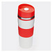 Isolierbecher ARABICA,rot, weiß