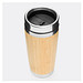 Isolierbecher BAMBOO DRINK,braun, silber