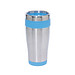 Isolierbecher Trend, 400 ml, silber/hellblau