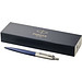 PARKER Druckkugelschreiber Jotter Metall, blaue Mine, navy,silber