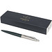 PARKER Druckkugelschreiber Jotter XL matt mit Chromverzierung, blaue Mine, grün