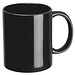 Kaffeetasse aus Keramik, 300ml, schwarz
