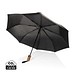 Kaycey 21“ Auto-Open Mini-Regenschirm aus AWARE™ rPET, schwarz