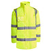 Kombinierter, gesteppter Parka Merak mit High Visibility, L, fluor yellow