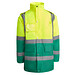 Kombinierter, gesteppter Parka Merak mit High Visibility, XL, garden green/fluor yellow