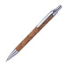 Kork-Druckkugelschreiber Kingswood, blaue Mine, braun Kork-Druckkugelschreiber Kingswood, blaue Mine, braun