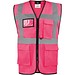 Korntex® Comfort Warnweste Hamburg, Multifunktional, M, Neonpink