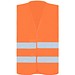 Korntex® Warnweste Freiburg, 2 Klett, XXL, Signal-Orange