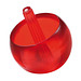 Kreisel Stehauf, 29 mm, klein, transparent-rot Kreisel Stehauf, 29 mm, klein, transparent-rot