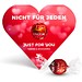 Lindt Lindor Kugel in Werbekartonage, 12,5 g, Milchschokolade, Herzform, inkl. Druck