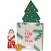 Lindt Präsent im Werbeschuber, Kleine Kostbarkeiten Santa, inkl. Druck