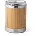 LYCKA. Becher aus Bambus und Edelstahl, 350 ml, Natur