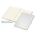 Geiger-Notes Match-Book Creme Bestseller Notizbuch A4 Cover-Star matt, inkl. Druck, weiß