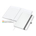 Geiger-Notes Match-Book Creme Bestseller Notizbuch Natura A4, inkl. Druck, silbergrau