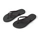 MAUPITI L / XL. Bequeme Flip-Flops mit PE-Sohle und PVC-Riemen, Schwarz