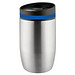 Metmaxx® Thermobecher CremaOfficina, silber/Ring blau
