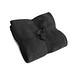 Microfleece-Kuscheldecke, schwarz