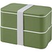 MIYO POP 700 + 700 ml doppelschichtige Lunchbox, heather grün