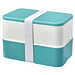 MIYO Renew Doppel-Lunchbox, riffblau