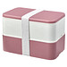 MIYO Renew Doppel-Lunchbox, rosa