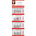 geiger notes Monatskalender Quadro 4 Post Bestseller, hellgrau geiger notes Monatskalender Quadro 4 Post Bestseller, hellgrau