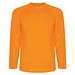 Montecarlo Langarm-Sport-Shirt für Kinder, Fluor Orange, 8