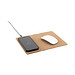 Wireless Charging Mousepad aus Kork, braun