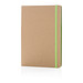 XD COLLECTION Nachhaltiges Notizbuch, DIN A5, grün XD COLLECTION Nachhaltiges Notizbuch, DIN A5, grün