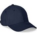 NATHAN. Kappe aus 100 % Baumwolle (260 g/m²) mit 6 Paneelen, Dunkelblau