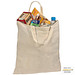 Naturfarbene Oeko-Tex® STANDARD 100 Baumwolltasche mit kurzen Henkeln, beige Naturfarbene Oeko-Tex® STANDARD 100 Baumwolltasche mit kurzen Henkeln, beige