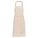 Nia 200 g/m² Schürze aus recycelter Baumwolle, Oatmeal
