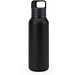 NICKLAUS. Edelstahlflasche (91% recycelt) mit vakuumisolierter Doppelwand 590 mL, Schwarz