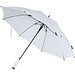 Niel 23 Zoll Automatikregenschirm aus recyceltem PET, weiß