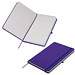 Notizbuch Happy, DIN A5, blanko, lila Notizbuch Happy, DIN A5, blanko, lila
