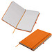 Notizbuch Happy, DIN A5, blanko, orange Notizbuch Happy, DIN A5, blanko, orange