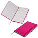 Notizbuch Happy, DIN A5, blanko, pink Notizbuch Happy, DIN A5, blanko, pink