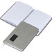 Notizbuch mit Steckfach A6, grau Notizbuch mit Steckfach A6, grau