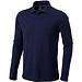 ELEVATE Herren Langarm Poloshirt Oakville, dunkelblau, XXXL