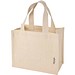 Odessa Mini-Tragetasche mit Bodenfalte aus 220 g/m² GRS Recyclingbaumwolle 9L, natur