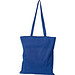 Einkaufstasche Baumwolle, lange Henkel, blau