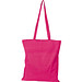Einkaufstasche Baumwolle, lange Henkel, rot
