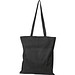 Oeko-Tex® STANDARD 100 Baumwolltasche mit langen Henkeln, 140g/m², schwarz Oeko-Tex® STANDARD 100 Baumwolltasche mit langen Henkeln, 140g/m², schwarz