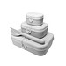 koziol Lunchbox-Set Pascal Ready mit KLIKK-Besteck, grau koziol Lunchbox-Set Pascal Ready mit KLIKK-Besteck, grau