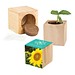 Pflanz-Holz Maxi mit Samen, Sonnenblume, 1-seit. Druck