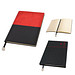 Pierre Cardin Reporter-Notizbuch, DIN A5, gepunktetet liniert, rot/schwarz