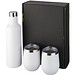 Pinto und Corzo Kupfer-Vakuum isoliertes Geschenkset, Flasche 750 ml, Becher 350 ml, weiss Pinto und Corzo Kupfer-Vakuum isoliertes Geschenkset, Flasche 750 ml, Becher 350 ml, weiss